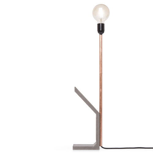 Stolní lampa Magno Tube 65 cm, šedá