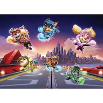 Otroška foto ozadje Paw Patrol Mighty Pups 252 x182 cm, 4 deli