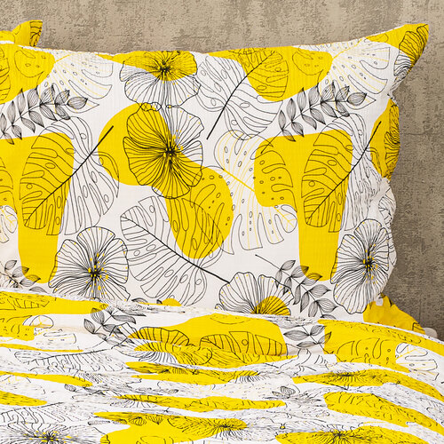 4Home Крепова постільна білизна Floral fantasy, 140 x 220 см, 70 x 90 см