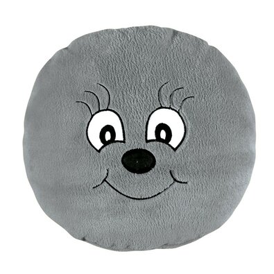 Bellatex Vzglavnik Kulička siv, premer 35 cm