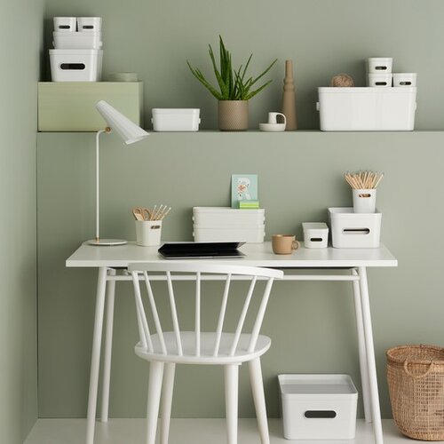 SmartStore Víko k úložnému boxu Compact Slim, bílá - thumb (4)
