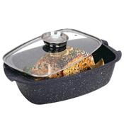 Florina Aluminijasta posoda za peko s pokrovom Onyx , 40 x 23 cm, 5,1 l