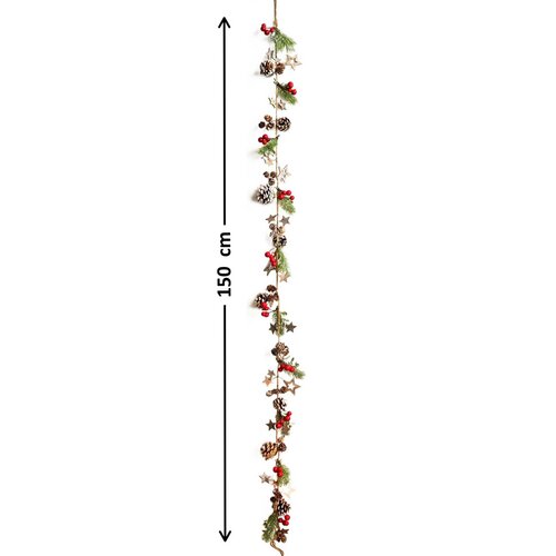 Girlanda świąteczna Nature, 150 cm