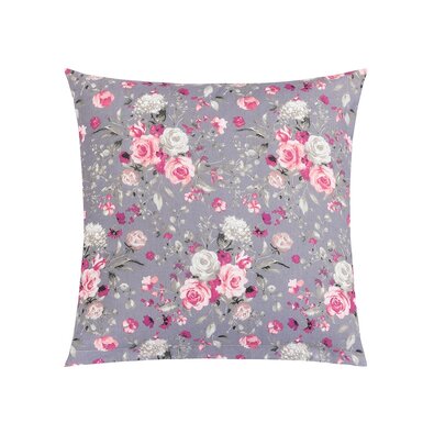 Bellatex Pernă Adéla Flori de trandafir roz, gri, 40 x 40 cm