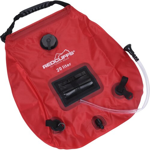 Redcliffs Prysznic kempingowy, 20 l, czerwony