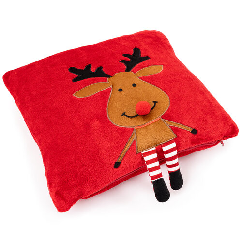 4Home Božični prevlek za blazino Happy Reindeer,40 x 40 cm