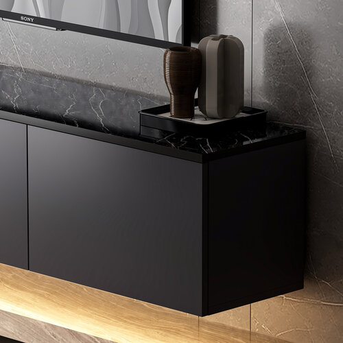 TV stolík Neon Illuminated Anthracite