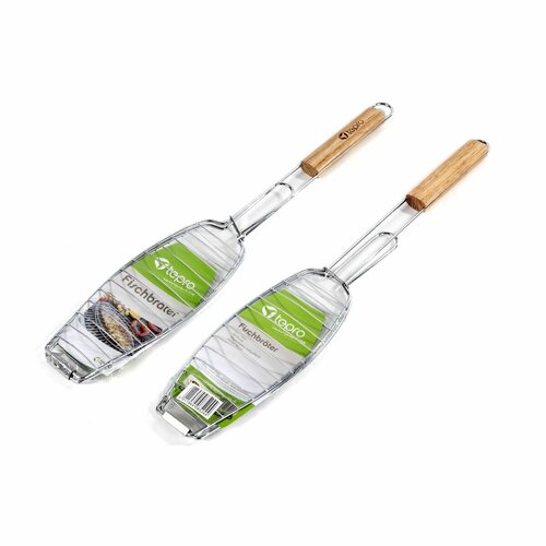 Tepro 8524 Grătar pentru pește cu mâner din lemn