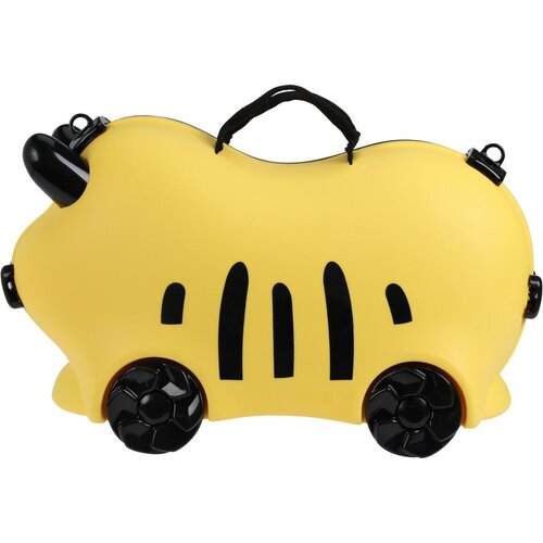 Kinderkoffer auf Rollen, Gelb, 52 x 21 x 32 cm