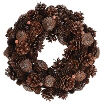 Coroniță decorativă Mairo maro, diam. 34 cm Coroniță decorativă Mairo maro, diam. 34 cm