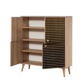 Szafka Mega Sonoma Oak Stripes II