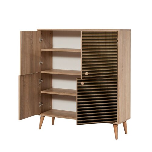 Dulap Mega Sonoma Oak Stripes II