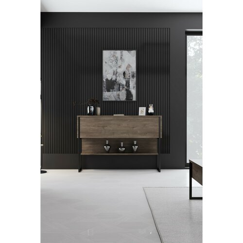 Komoda Luxe Walnut and Black