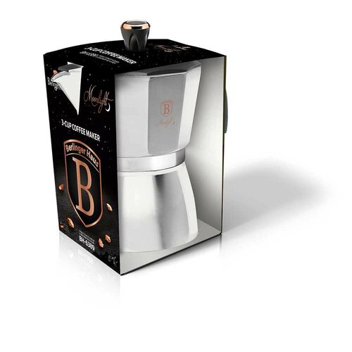 Fierbător espresso Berlinger HausMoonlight Edition, 3 căni