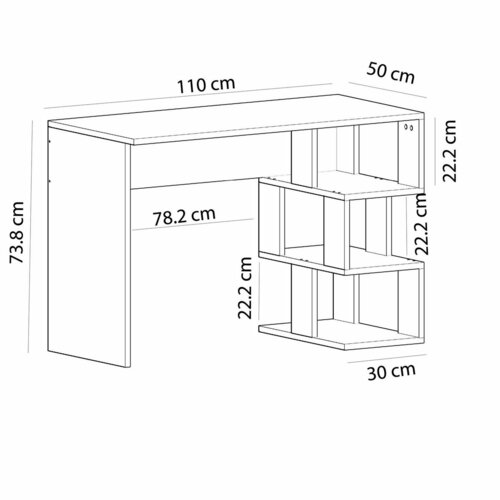 Schreibtisch Dardanos White