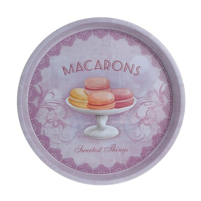 Delicious Macarons Servírovací podnos 33 cm