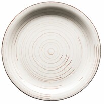 Farfurie întinsă Mäser Bel Tempo din ceramică,bej, 27.cm
