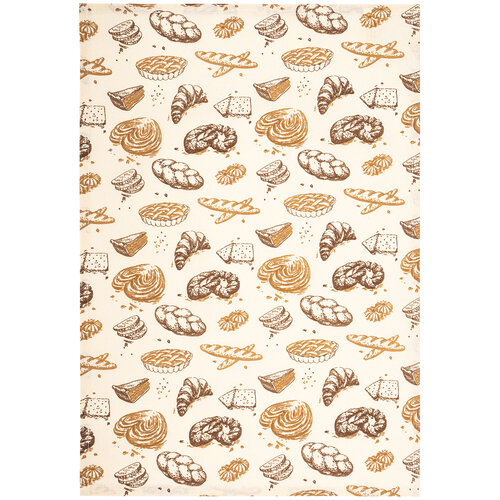 Geschirrtuch Gebäck, 50 x 70 cm, Set 3 Stück