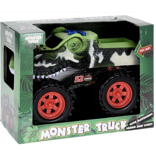 Monster truck Dinosaurus zelená, 26 cm