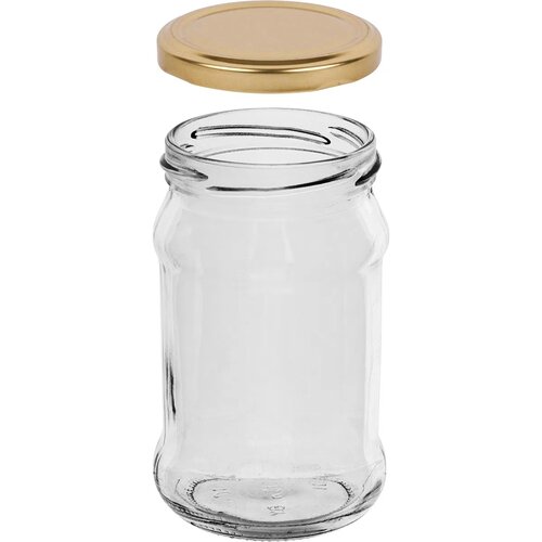 Browin Set of 500 ml Twist jar with lid, 6 pcs