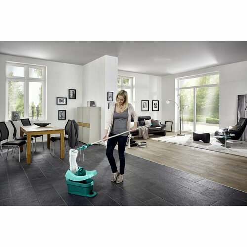 Leifheit Mop podłogowy Profi z wiadrem z integrowanymi kółkami 55096