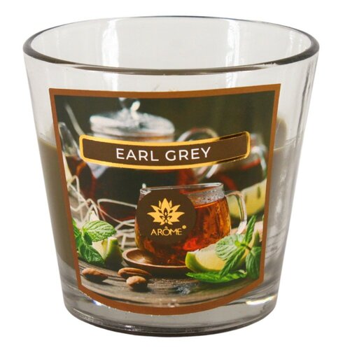 Arome dišeča sveča v steklenem kozarcu Earl Grey,120 g
