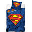 Detské bavlnené obliečky Superman, 140 x 200 cm, 70 x 80 cm