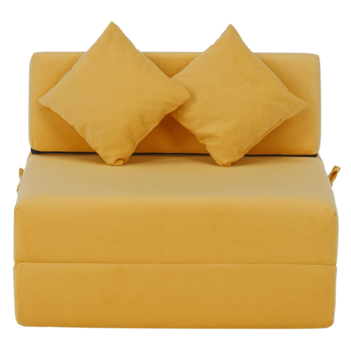 Scaun pliant/saltea PELOS, galben