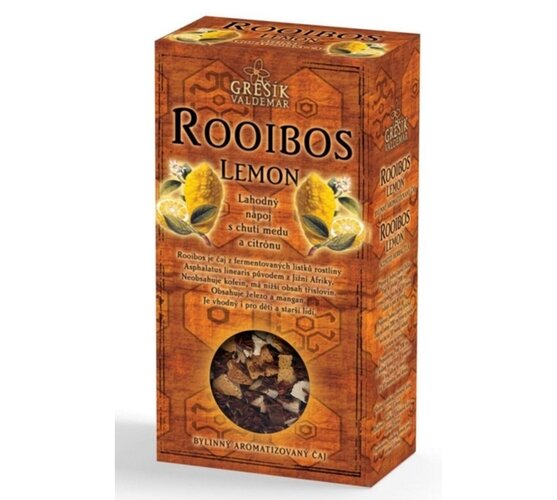 grešík  čaj rooibos sypaný, 5 druhov, 70 g