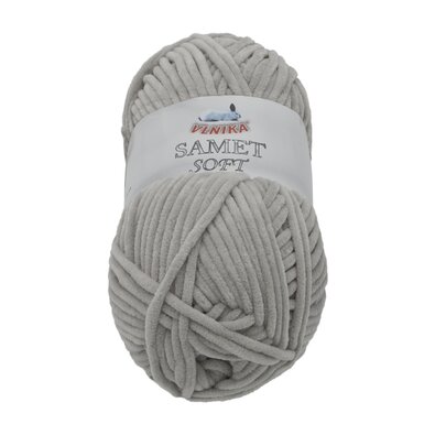 Preja SAMET svetlo siva, 100 g / 100 m
