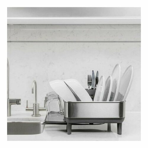 Simplehuman Geschirrabtropfer, Schwarz