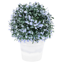 Dekorační rostlina v květináči modrá, 20 cm