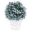 Dekoračná rastlina v kvetináči modrá, 20 cm