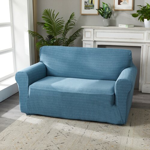 4Home Spannbezug für Sofa Magic clean Blau , 190 - 230 cm