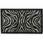 Cawö Frottier kúpeľňová predložka Zebra čierna, 60 x 100 cm