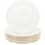 Altom Urban desszertes tányér készlet, 20 cm, 6 db, fehér