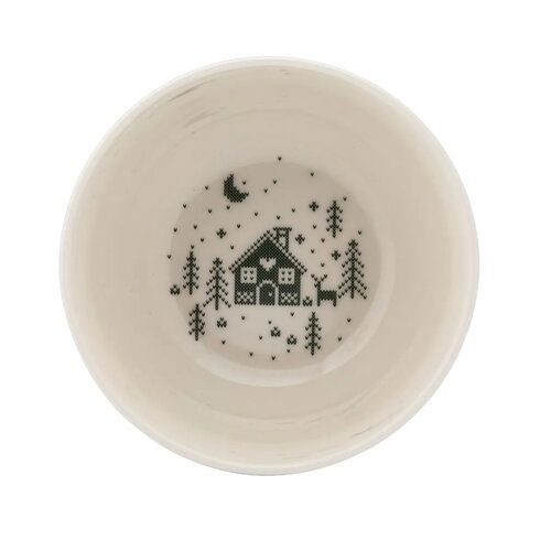 Altom Porcelanska skleda Grenlandia 13 cm, 600 ml,zelena
