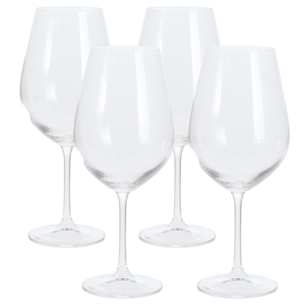 4-dielna sada pohárov na víno, 850 ml