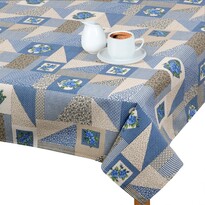 Bellatex Tischtuch EMA Patchwork blau