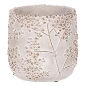 Betónový obal s dekorom gypsophily, 20 x 19 x 20 cm