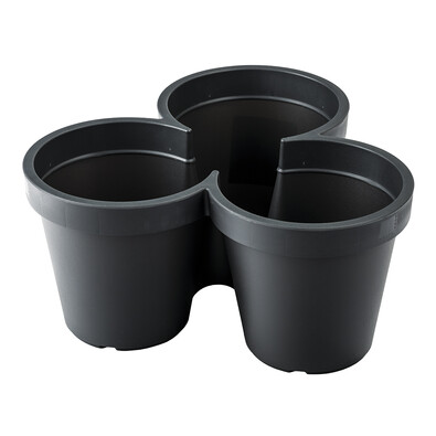 Doniczka Dia 44 cm, czarny