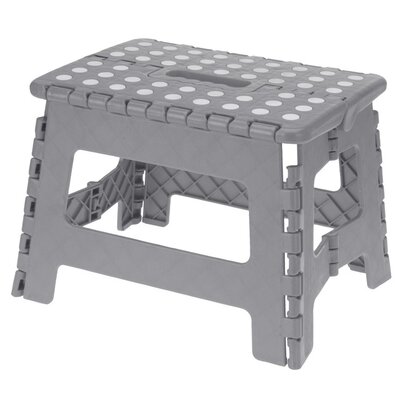 Klapphocker Grau, 29 x 22 cm