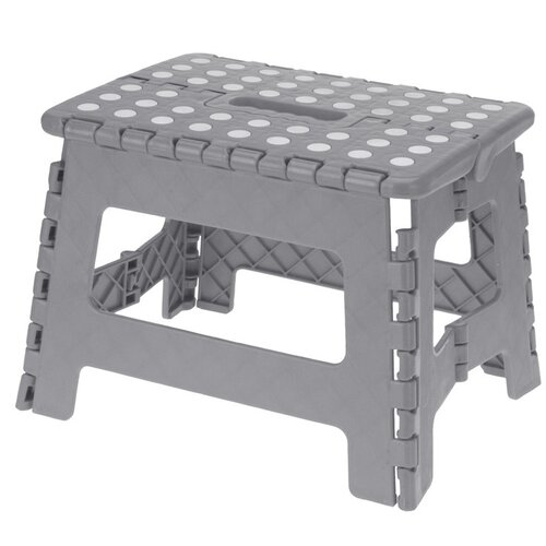 Klapphocker Grau, 29 x 22 cm