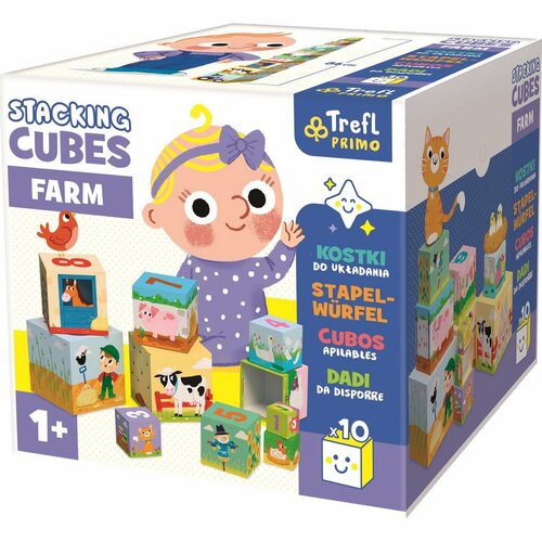 Trefl Primo Розвиваюча ферма з кубиками TreflPrimo