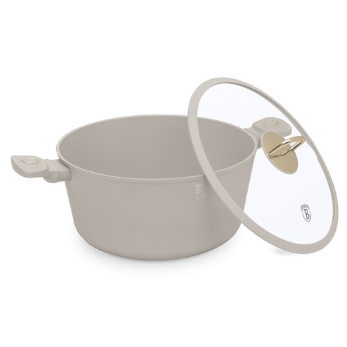 BerlingerHaus Cratiță cu suprafață din titan și capac Sahara 30 cm