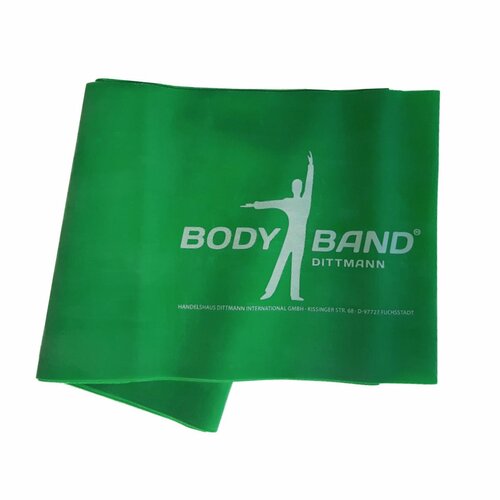 Body-Band 2,5 m erősítő gumiszalag, zöld