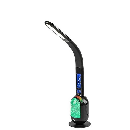 Rabalux 74230 stolní LED lampa s glitry Figen, černá, 5W, 290lm, 5000K, stmívatelná