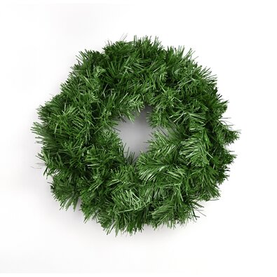 Umetni zeleni venec, 25 cm