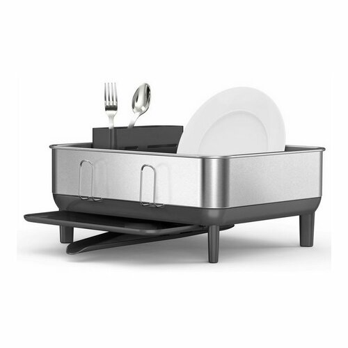 Simplehuman Geschirrabtropfer, Schwarz
