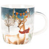 Porzellanbecher Xmas Reindeer, 370 ml
